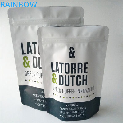 کیسه های چای کیسه ای قابل تنظیم بسته بندی فویل آلومینیومی پایه کیسه های قهوه با شیر