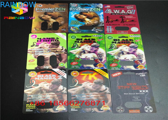 جعبه قرص جعبه کارت قرص پلی اتیلن جعبه کاغذ جعبه کپسول با دو سوراخ