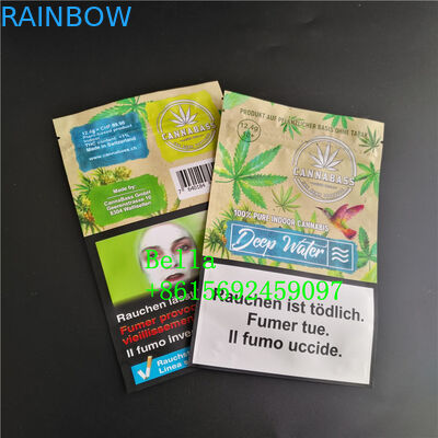 پاک کردن کیسه های پلاستیکی کیسه زباله Mylar کیسه های کیسه ای CBD Frog Chew Gummies Pack Bag Bag