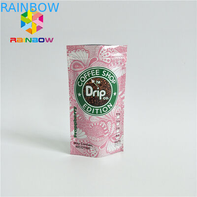 کیسه های پلی اتیلن کیسه های کیسه های پلاستیکی Ziplock کیسه های ایستاده با شیر یک طرفه