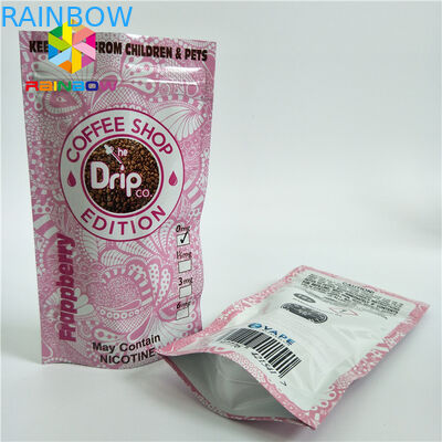 کیسه های پلی اتیلن کیسه های کیسه های پلاستیکی Ziplock کیسه های ایستاده با شیر یک طرفه