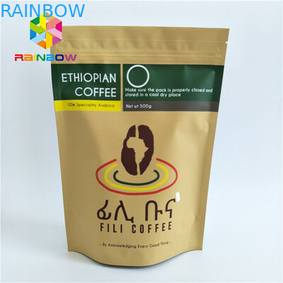 کیسه های پلی اتیلن کیسه های کیسه های پلاستیکی Ziplock کیسه های ایستاده با شیر یک طرفه