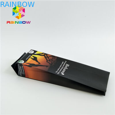 کیسه کاغذ کرافت کیسه های قهوه ایستاده، کیسه های پلاستیکی مهر و موم چاپ سفارشی