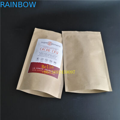 کیسه های چای چاپی کیسه های چای کیسه های کاغذی کیسه کاغذی کرافت با پنجره پاک کردن