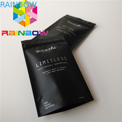 مواد مغناطیسی مواد پایه زیپ کیسه مخروط شکل مورینگا کیسه پودر با فویل خط