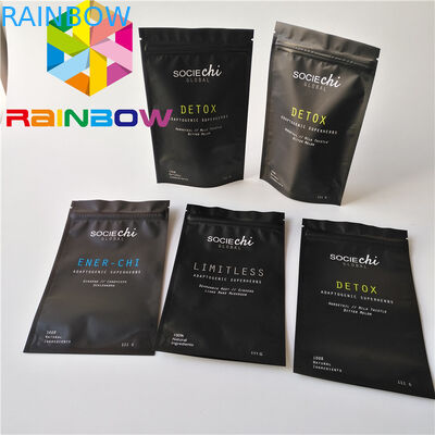 مواد مغناطیسی مواد پایه زیپ کیسه مخروط شکل مورینگا کیسه پودر با فویل خط