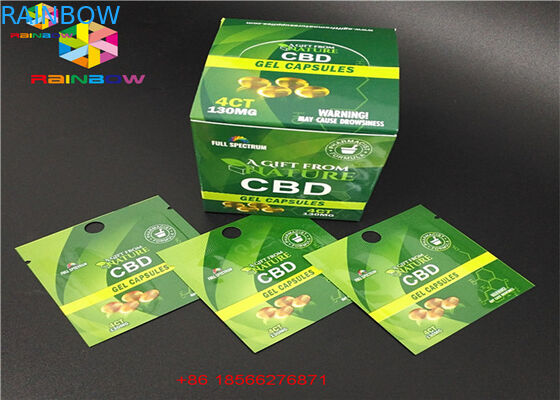 فویل آلومینیوم فویل بسته بندی شده فویل بچه پاکت بسته کیسه ای CBD / Cartridge Packingfor Powder Sugar