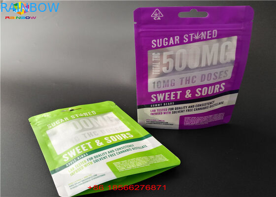 فویل آلومینیوم فویل بسته بندی شده فویل بچه پاکت بسته کیسه ای CBD / Cartridge Packingfor Powder Sugar