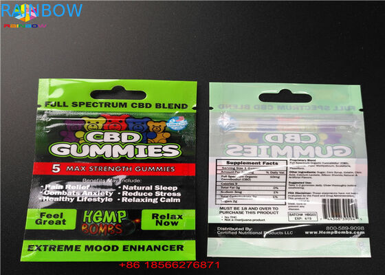 فویل آلومینیوم فویل بسته بندی شده فویل بچه پاکت بسته کیسه ای CBD / Cartridge Packingfor Powder Sugar