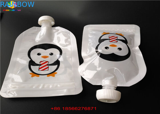 FDA / SGS بسته بندی کیسه های بسته بندی فویل آلومینیومی کیسه های ایستاده برای مواد غذایی مایع / نوشیدنی