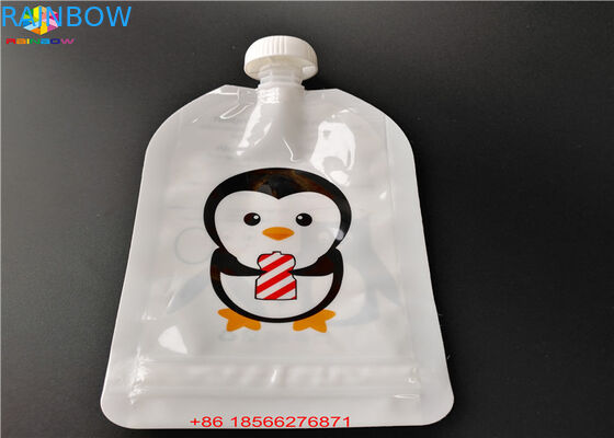 FDA / SGS بسته بندی کیسه های بسته بندی فویل آلومینیومی کیسه های ایستاده برای مواد غذایی مایع / نوشیدنی