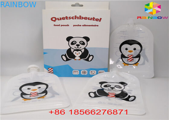 کیسه های اسپورت مایع قابل استفاده مجدد، کیسه های پایه دار با آبپاش آب فویل Doypack