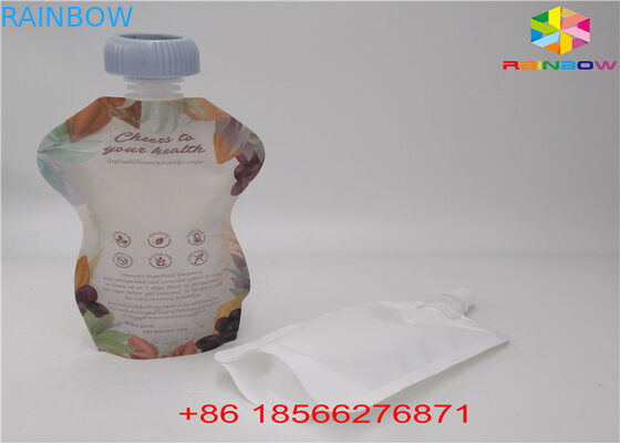 کیسه های اسپورت مایع قابل استفاده مجدد، کیسه های پایه دار با آبپاش آب فویل Doypack