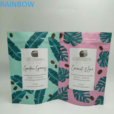 کیسه های هولوگرافی کیسه های پلاستیکی بسته بندی کیسه های کیسه ای Eco Food با یک طرفه پاک