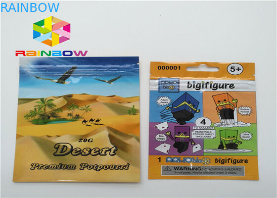 CMYK چاپ بسته بندی حرارتی کیسه های بسته بندی، بوی ضد اثبات کیسه زیپ زیپ