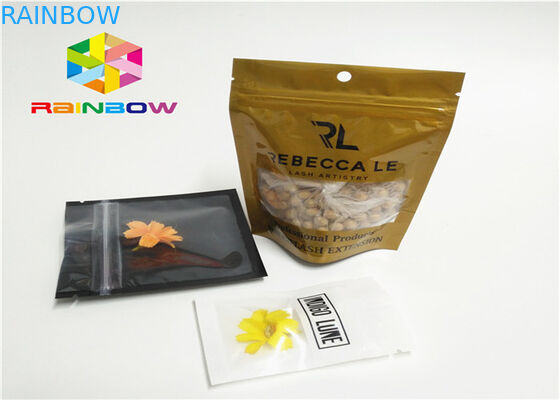 کیسه های پلاستیکی براق / ماته بسته بندی سه مهره جانبی برای بخور دادن به گیاه