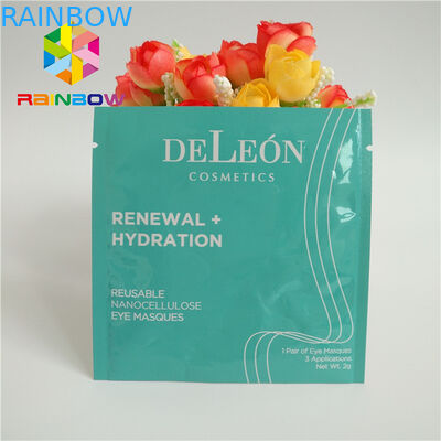 ماسک های چشم فویل آلومینیومی روکش شده با سه تایی Ziplock چاپ شده