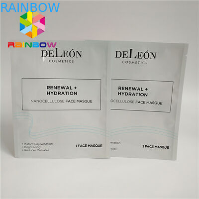 3 لایه مواد روکش دار کیسه های پلاستیکی بسته بندی ماسک فویل کیسه Ziplock برای صورت صورت ماسک