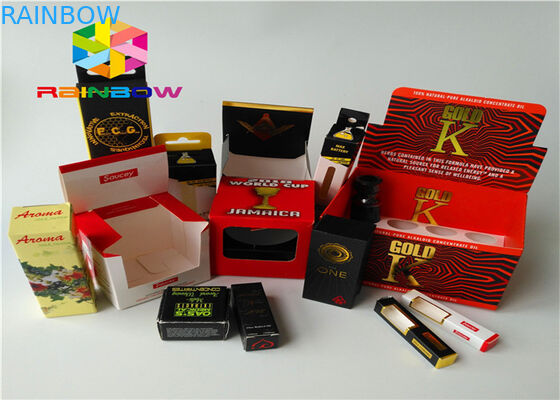 سفارشی لوگو کاغذ جعبه بسته بندی فویل براق کاغذ زیبایی بسته بندی مواد بازیافت شده