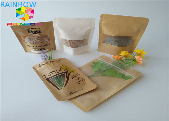 فویل آلومینیومی فویل بسته بندی کاغذ کیسه کیسه بسته بندی Doypack اثر مات برای غذا