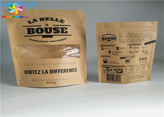 کاغذ کرافت کیسه های کاغذ سفارشی آلومینیوم فویل Mylar Ziplock رطوبت مانع