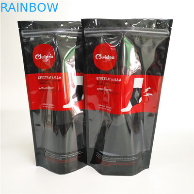 Ziplock کیسه های پلاستیکی چاپی بسته بندی بسته بندی لباس زیر بسته بندی Black Doy Pack برای جوراب