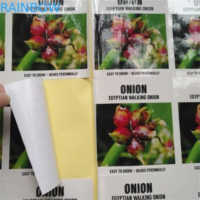 برچسب پی وی سی شفاف آستین شفاف بارکد فلزی هولوگرافی جعبه / بطری قرص