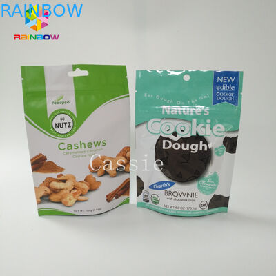 چاپگر تقویت کننده تا پایه آلومینیوم فویل کیسه زیپ قفل سفارشی برای مواد غذایی پودر