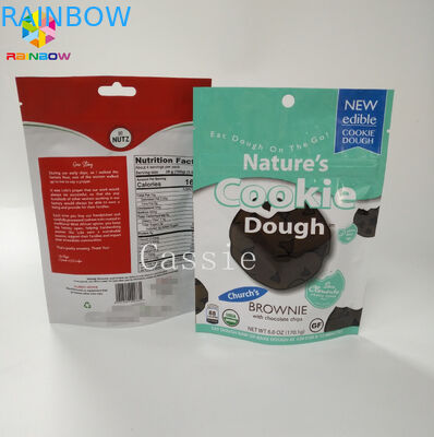 لمینیت پایه زیپ کیسه کیسه بسته بندی انعطاف پذیر بسته بندی مواد غذایی برای آجیل اسنک