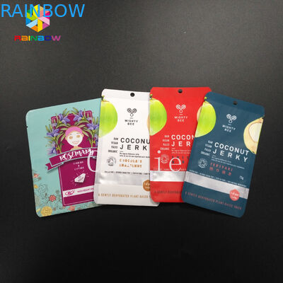 کیسه های کیسه ای Mylar دستگیره های مهر و موم کالیبراسیون درجه بندی مواد غذایی لوازم آرایشی چای پودر نمونه ارسال