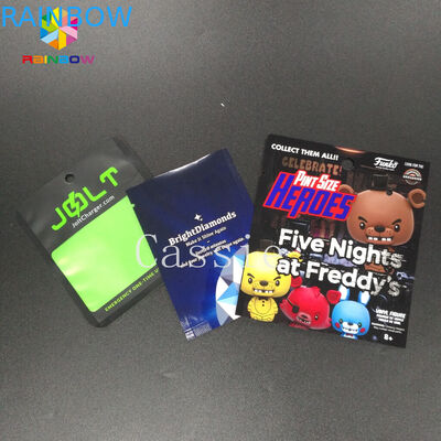 بسته بندی سه بعدی بسته بندی شده Ziplock بسته بندی ماسک صورت