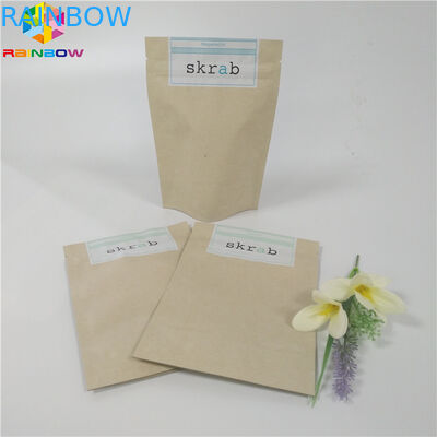 کیسه های کاغذی سفارشی مواد غذایی بسته بندی کردن اسکراب بدن قابل بازیافت