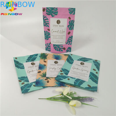 کیسه های کاغذی سفارشی مواد غذایی بسته بندی کردن اسکراب بدن قابل بازیافت