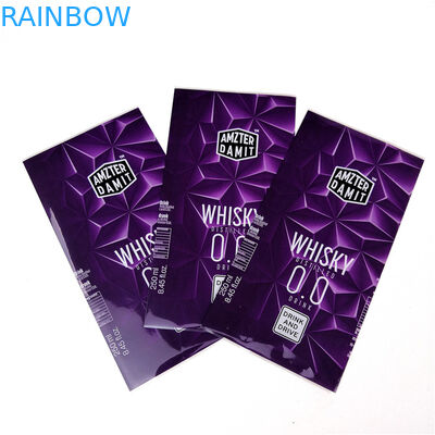 مقاوم در برابر UV مقاوم در برابر آستین برچسب ضد آب برای برچسب بطری آب پلاستیکی رنگارنگ