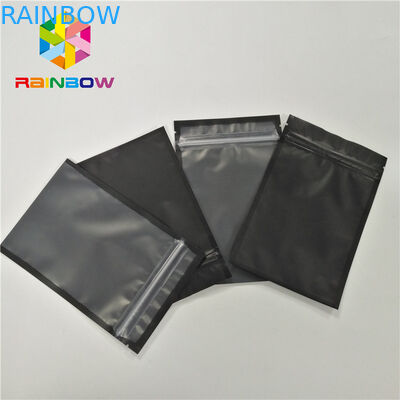 کیسه پلاستیکی سفارشی چاپ شده سه طرفه برای بسته بندی پوسته تلفن با زیپ و جبهه پاک
