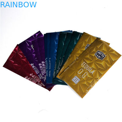 برچسب های بطری های چاپ شده بر روی کاغذ سفارشی شده، نوارهای رنگی ضد آب، CMYK Color