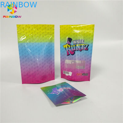 سفارشی چاپ شده قابل تعویض Ziplock Doypack روکش مواد بوی ضد Runtz کیسه برای CBD آب نبات بسته بندی