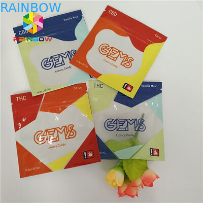 پلاستیکی بسته بندی شده با عصاره های گیاهی قابل انعطاف بسته بندی پلاستیکی 3 Side sealed with Zipper Tear Unches