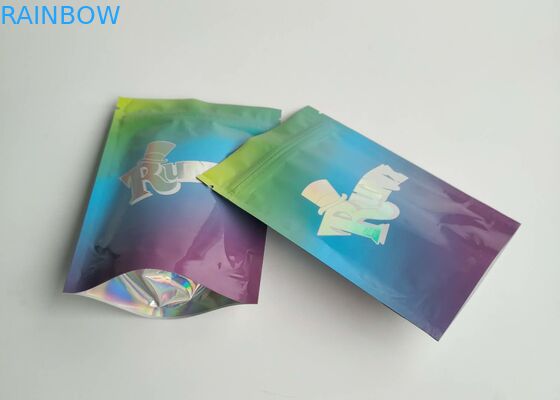 بسته بندی کیسه های پلاستیکی ضد رطوبت پاک کردن پنجره کوکی ها هولوگرافی با زیپ