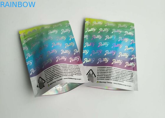 بسته بندی کیسه های پلاستیکی مقاوم در برابر کودک Cindy Runtz Zipper Bag Finish Foil