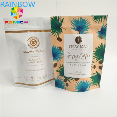 فویل آلومینیوم پایه تا کیسه های قهوه، کیسه های پلاستیکی Ziplock با برداشتن آستین