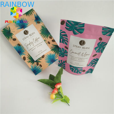 فویل آلومینیوم پایه تا کیسه های قهوه، کیسه های پلاستیکی Ziplock با برداشتن آستین