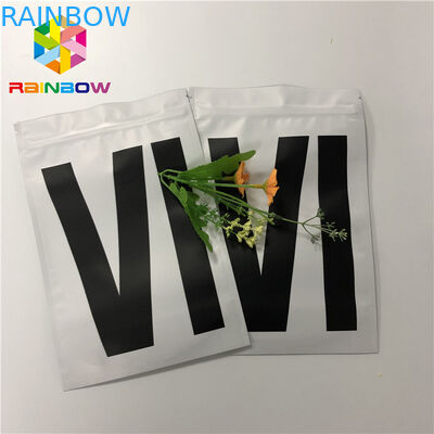 فویل آلومینیوم روکش مات زیپ قفسه ایستاده کیسه کیسه های زیپ کیسه های قهوه با شیر