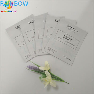 آلومینیوم فویل پلاستیکی لوازم آرایشی و بهداشتی بسته بندی بسته بندی بسته بندی صورت 3 بسته بسته ماسک مهر و موم