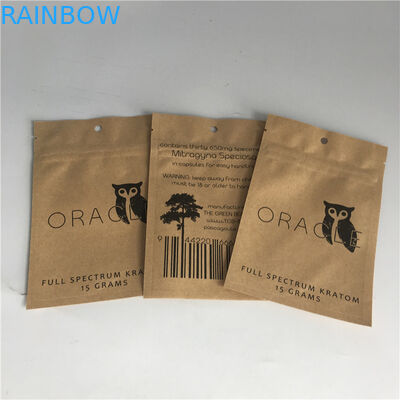 کیسه کاغذ قابل استفاده مجدد سفارشی چاپ فویل آلومینیوم Ziplock برای بسته بندی آرد مواد غذایی