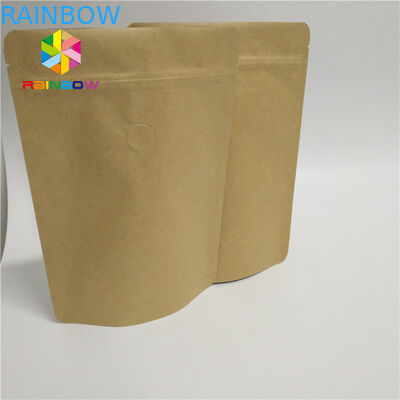 بطری کاغذ بسته بندی جعبه بسته بندی کیسه Ziplock حرارتی مهر و موم با جبهه روشن