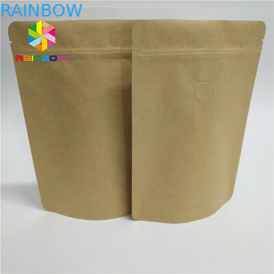 بطری کاغذ بسته بندی جعبه بسته بندی کیسه Ziplock حرارتی مهر و موم با جبهه روشن