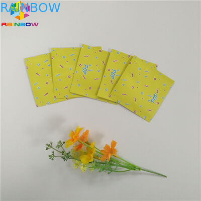 کیسه بسته بندی مواد غذایی فویل بسته بندی کیسه زیپ کیسه ای Mylar Three Side Seal برای کپسول چای اسنک