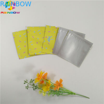 کیسه بسته بندی مواد غذایی فویل بسته بندی کیسه زیپ کیسه ای Mylar Three Side Seal برای کپسول چای اسنک