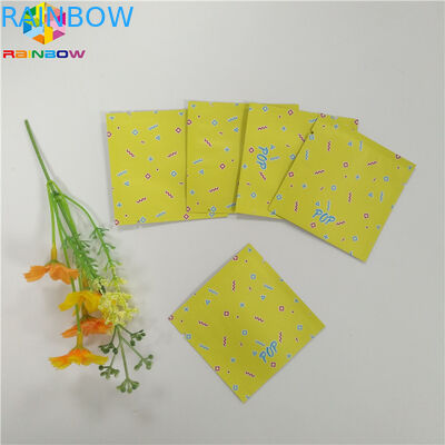 کیسه بسته بندی مواد غذایی فویل بسته بندی کیسه زیپ کیسه ای Mylar Three Side Seal برای کپسول چای اسنک